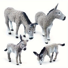 Simulation Donkey Model Ornament Toy for Decoration Party Gift