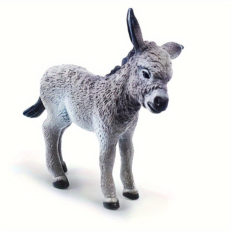 Simulation Donkey Model Ornament Toy for Decoration Party Gift
