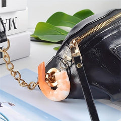 Creative Shrimp Keychain PVC Model Toy for Kids