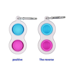 Vent Artifact Bubble Music Fidget Spinner Decompression Toy Keychain