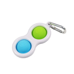 Vent Artifact Bubble Music Fidget Spinner Decompression Toy Keychain
