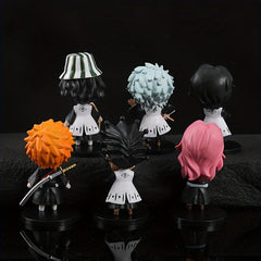6 Pcs Anime Characters Christmas Halloween Figures
