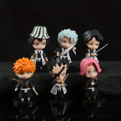 6 Pcs Anime Characters Christmas Halloween Figures