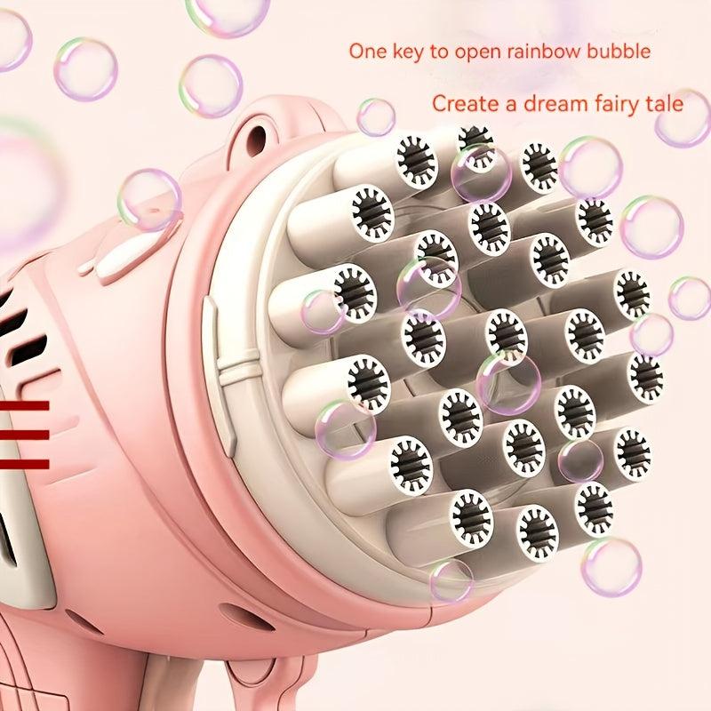 23 Hole Bubble Gun Toy Machine for Fun Bubbles