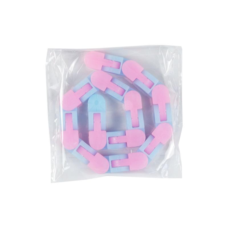 Wacky Tracks Puzzle Cube Track Snake Sensory Toy 11inch Bike Chain Shape
