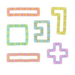 Wacky Tracks Puzzle Cube Track Snake Sensory Toy 11inch Bike Chain Shape