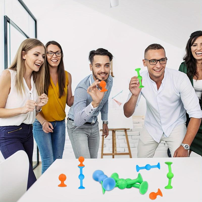 24pcs Suction Cup Toys Dart Game Set Soft Silicone Darts