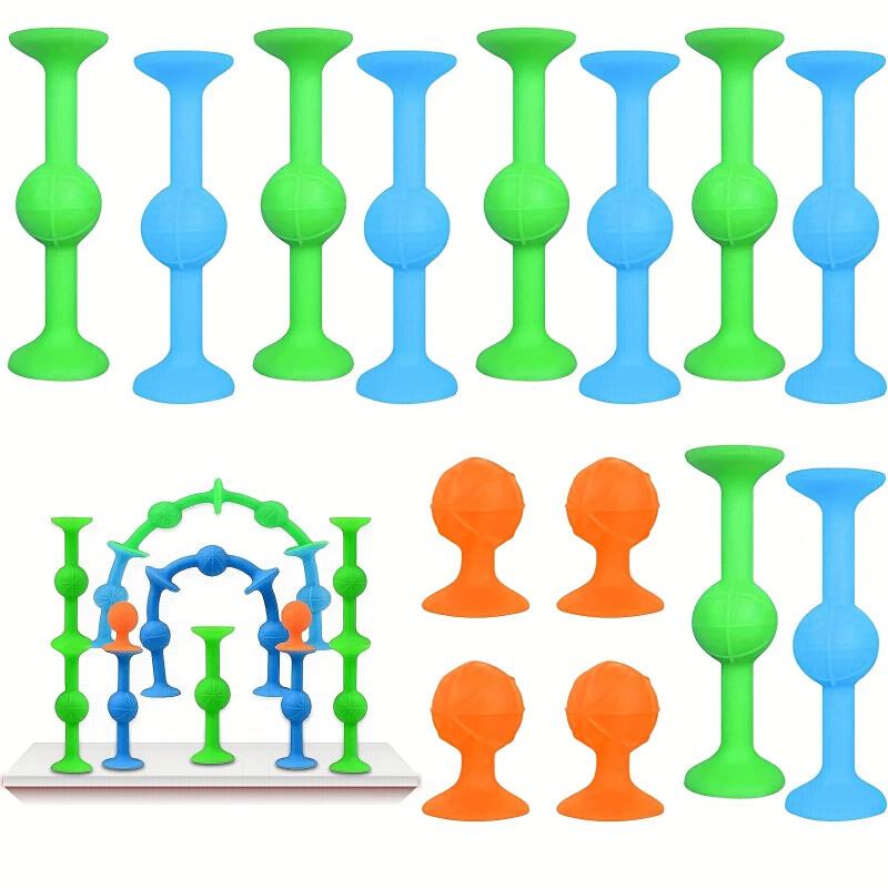 24pcs Suction Cup Toys Dart Game Set Soft Silicone Darts