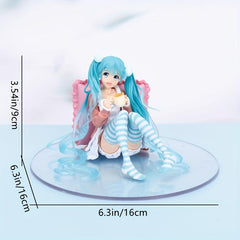 Anime Girl Dolls Home Decor Collectible Figurines Car Access