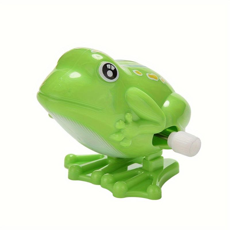 Clockwork Frog Jumping Toy Wind Up Party Gift