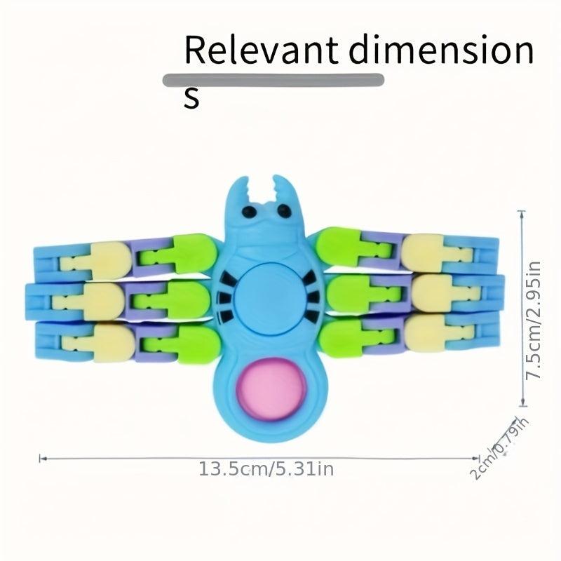 Spider Finger Puzzle Top Chain Octopus Stress Relief Toy