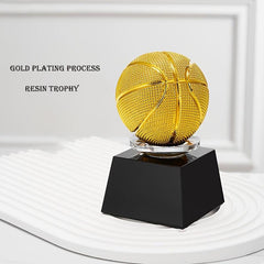 Football Basketball Resin Trophy Souvenir Creative Base Gift