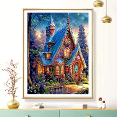 DIY Diamond Painting Landscape House Crystal Rhinestone Embroidery Kit