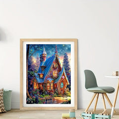 DIY Diamond Painting Landscape House Crystal Rhinestone Embroidery Kit