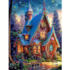 DIY Diamond Painting Landscape House Crystal Rhinestone Embroidery Kit