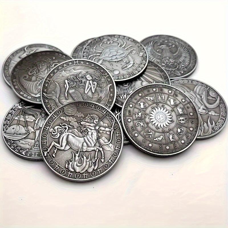 1pc Lucky Coin 12 Zodiac Signs Perfect Gift Coin Collectors