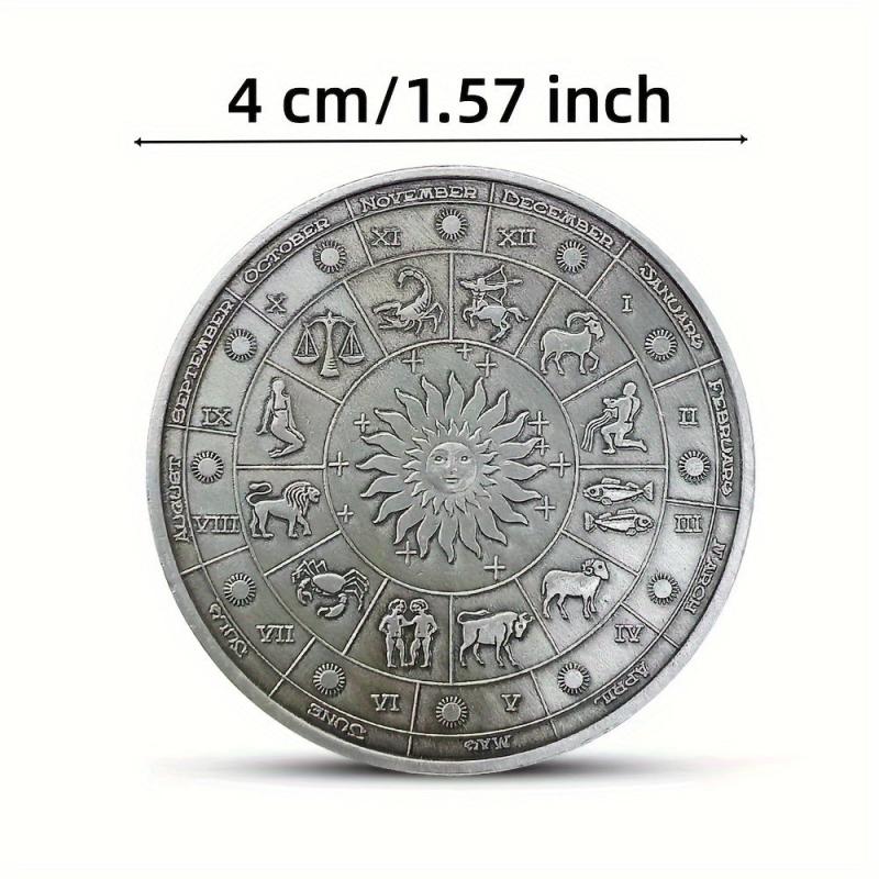 1pc Lucky Coin 12 Zodiac Signs Perfect Gift Coin Collectors