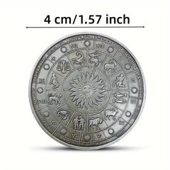 1pc Lucky Coin 12 Zodiac Signs Perfect Gift Coin Collectors