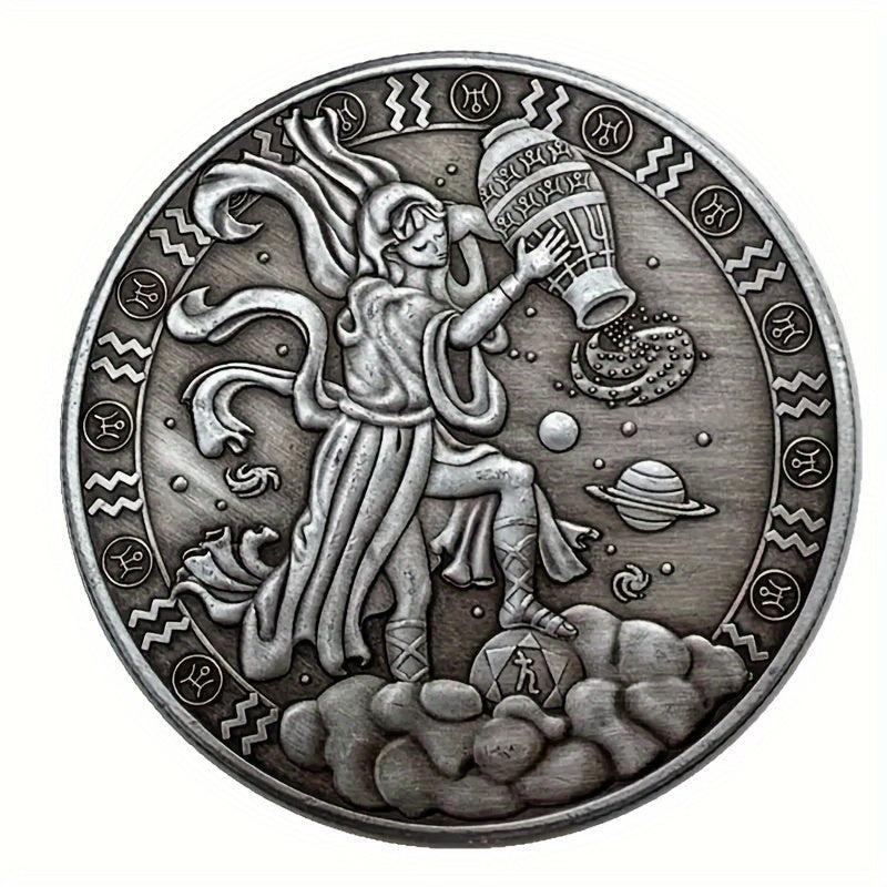 1pc Lucky Coin 12 Zodiac Signs Perfect Gift Coin Collectors