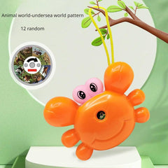 Cartoon Crab Camera Toy for Kids, Kindergarten Activities, Small Prizes