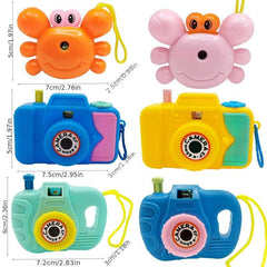 Cartoon Crab Camera Toy for Kids, Kindergarten Activities, Small Prizes