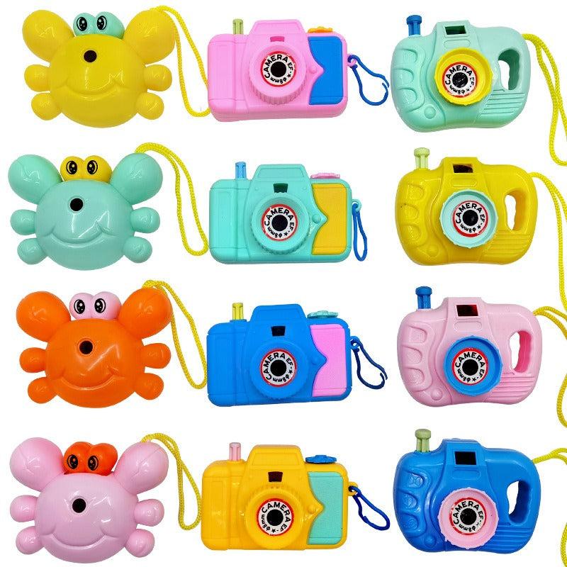 Cartoon Crab Camera Toy for Kids, Kindergarten Activities, Small Prizes