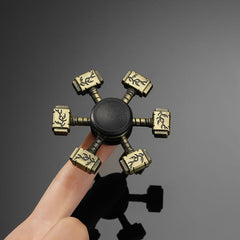 Bronze Metal Finger Spinner Adult Decompression Toy
