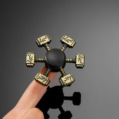 Bronze Metal Finger Spinner Adult Decompression Toy