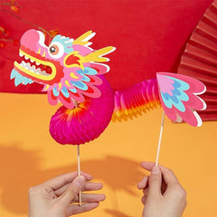 Educational DIY Paper Dragon National Tide Creative Toys