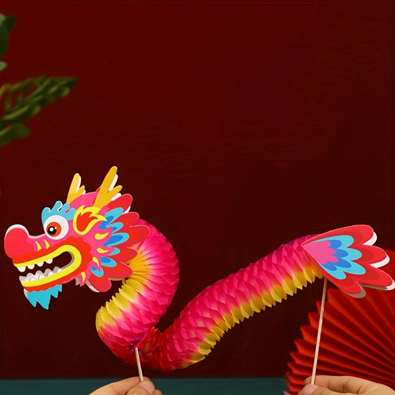 Educational DIY Paper Dragon National Tide Creative Toys