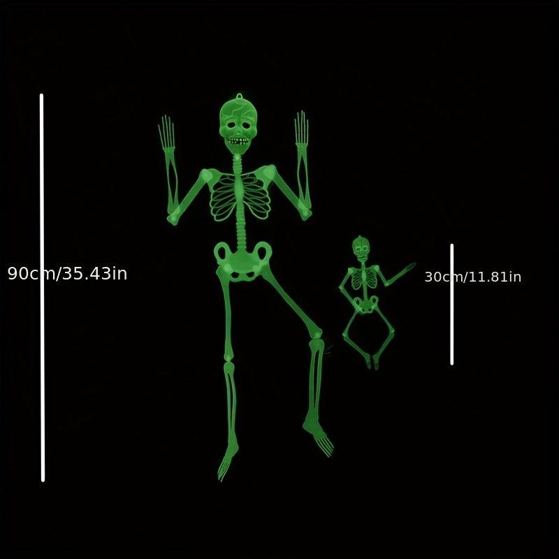 Halloween Skeleton Night Light Ghost Prank Toy Bar Prop