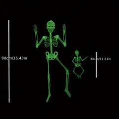 Halloween Skeleton Night Light Ghost Prank Toy Bar Prop