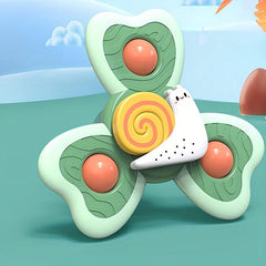 Suction Cup Spinning Tops Toy - Window Suction Sensory Toys