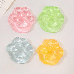 2pcs Jelly Cat Claw Pinch Toy Transparent Vent Toy