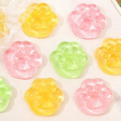 2pcs Jelly Cat Claw Pinch Toy Transparent Vent Toy