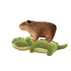 Capybara Crocodile Plush Toys Soft Stuffed Animals for Kids