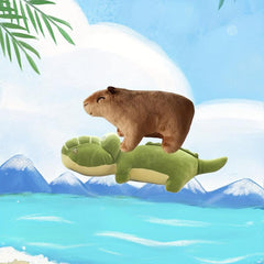 Capybara Crocodile Plush Toys Soft Stuffed Animals for Kids