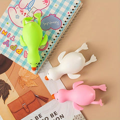 Yellow Duck Stress Relief Pinch Toy