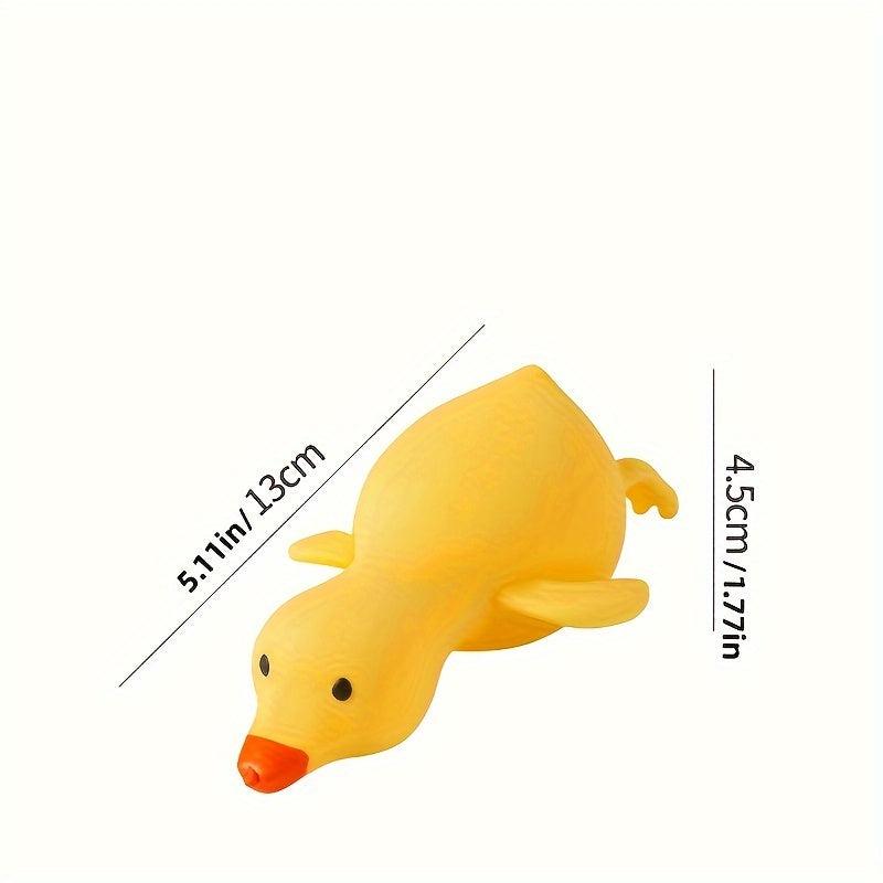 Yellow Duck Stress Relief Pinch Toy