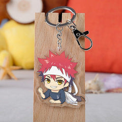 Anime Figure Keyring Acrylic Double Sided Keychain