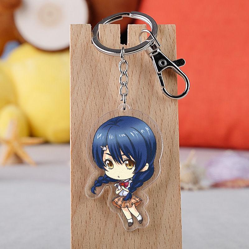 Anime Figure Keyring Acrylic Double Sided Keychain