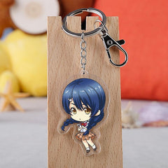 Anime Figure Keyring Acrylic Double Sided Keychain