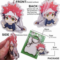Anime Figure Keyring Acrylic Double Sided Keychain