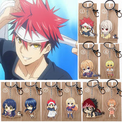 Anime Figure Keyring Acrylic Double Sided Keychain