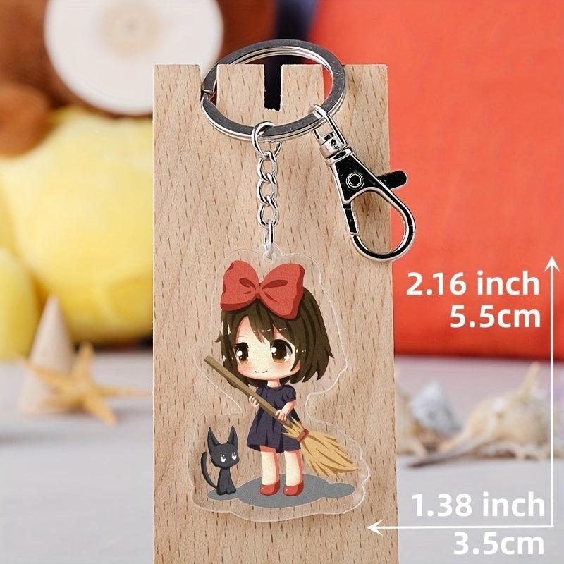 49 cm Anime Keychain 2D Acrylic Keyring Toy Decoration Gift