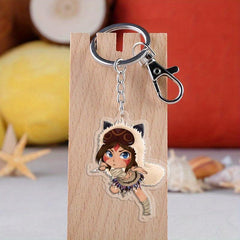 49 cm Anime Keychain 2D Acrylic Keyring Toy Decoration Gift