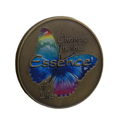 Colorful Butterfly 3D Relief Coin for Collection Lucky Coin Party Souvenir