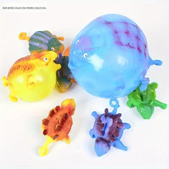 Funny Dinosaur Inflate Vent Balls Antistress Hand Balloon Fidget Toy