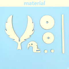 DIY Wooden Balance Birds with Pigment Tech Assembly