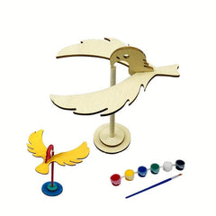 DIY Wooden Balance Birds with Pigment Tech Assembly